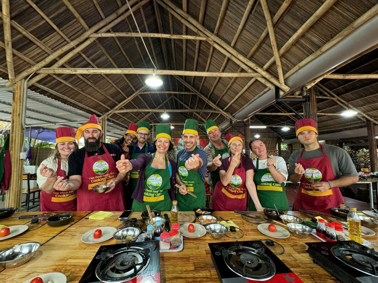Lớp học nấu ăn tại rừng dừa Cẩm Thanh